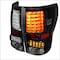 Spec-D Tuning 07-12 Toyota Tundra LED Tail Light Black Housing LT-TUN07JMLED-JP - alternate 1